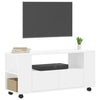 Valkoinen tv-taso Sincovici 102x34,5x43cm (puinen)