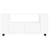 Valkoinen tv-taso Sincovici 102x34,5x43cm (puinen)