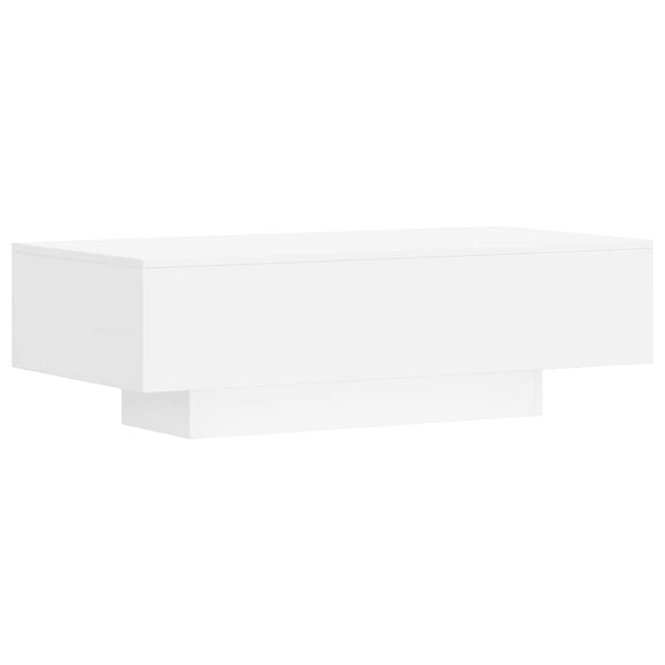 Weißer Couchtisch Hordei 100x49,5x31cm (Holz)