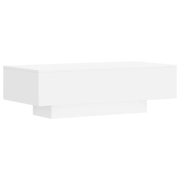 Weißer Couchtisch Hordei 100x49,5x31cm (Holz)