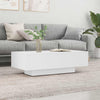 Weißer Couchtisch Hordei 100x49,5x31cm (Holz)