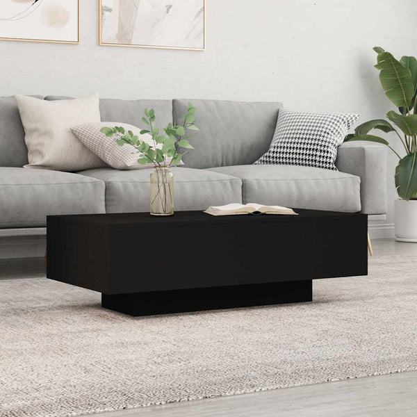 Couchtisch Hordei 100x49,5x31cm (Holz), schwarz