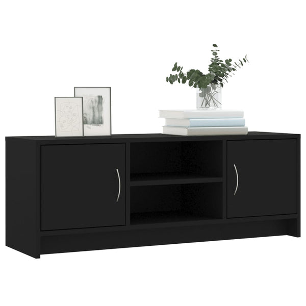 Schwarzer TV-Schrank Harmon 102x30x37,5cm (Holz)