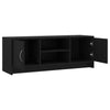 Schwarzer TV-Schrank Harmon 102x30x37,5cm (Holz)