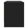 Schwarzer TV-Schrank Harmon 102x30x37,5cm (Holz)