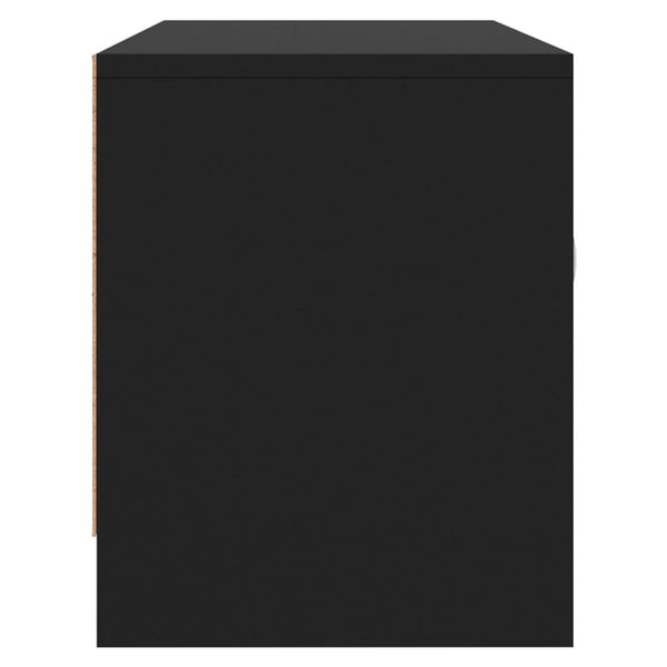 Schwarzer TV-Schrank Harmon 102x30x37,5cm (Holz)
