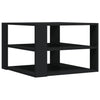 Schwarzer Couchtisch Mindre 59,5x59,5x40cm (Holz)