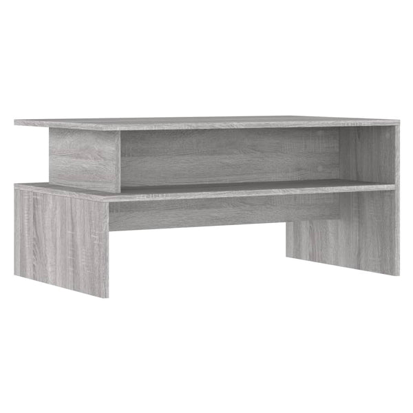 Grauer Couchtisch Grunia 90x55x42,5cm (Holz)