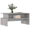 Grauer Couchtisch Grunia 90x55x42,5cm (Holz)