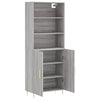 69,5x34x180cm grauer Schrank Neubahar (Holz)