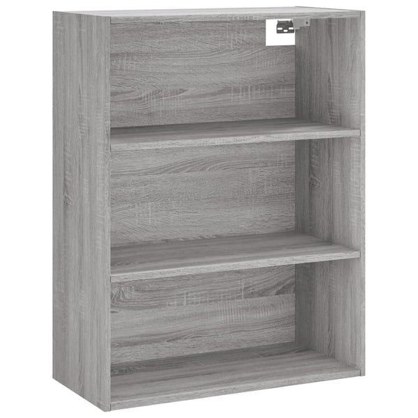 Grauer Myrtis Schrank 69,5x34x180cm (Holzmaterial)