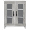 Grauer Myrtis Schrank 69,5x34x180cm (Holzmaterial)