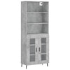 Schrank Stejerel betongrau 180cm x 34cm x 69,5cm (Holz)