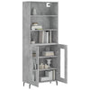 Schrank Stejerel betongrau 180cm x 34cm x 69,5cm (Holz)