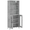 Schrank Stejerel betongrau 180cm x 34cm x 69,5cm (Holz)