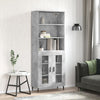 Schrank Stejerel betongrau 180cm x 34cm x 69,5cm (Holz)