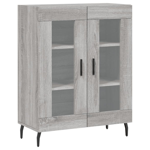 Grauer Stejerel-Schrank 69,5x34x180cm (Holz)