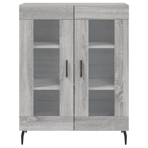Grauer Stejerel-Schrank 69,5x34x180cm (Holz)