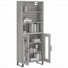 Grauer Adinela Schrank 69,5x34x180cm (Holz)