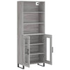 Grauer Adinela Schrank 69,5x34x180cm (Holz)