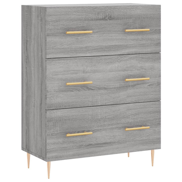 Grauer Neubahar Schrank 69,5x34x180cm (Holz)
