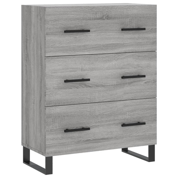 Adinela Schrank grau 69,5x34x180cm (Holz)