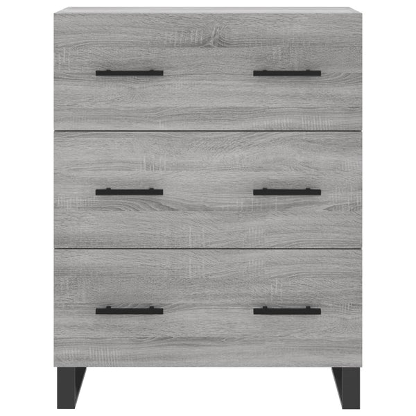 Adinela Schrank grau 69,5x34x180cm (Holz)
