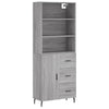 Stejerel grauer Schrank 69,5x34x180cm (Holz)