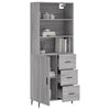 Stejerel grauer Schrank 69,5x34x180cm (Holz)