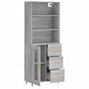 Kenneth Schrank grau 69,5x34x180cm (Holz)