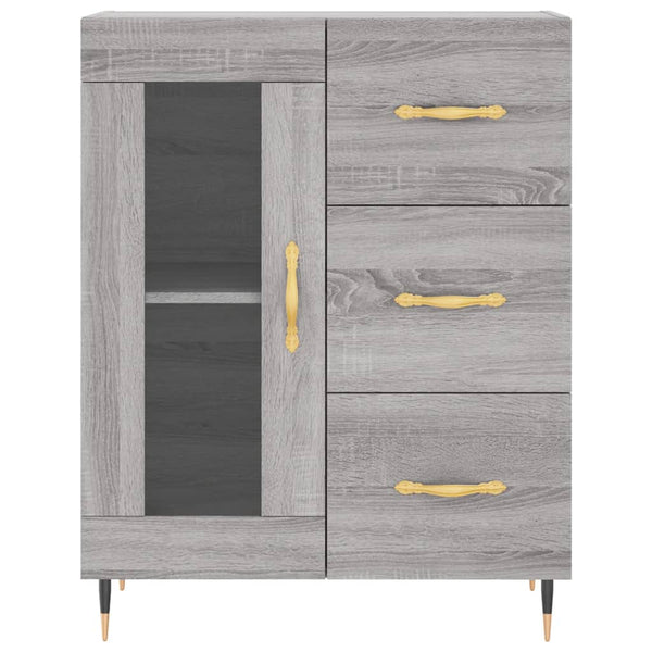 Kenneth Schrank grau 69,5x34x180cm (Holz)