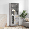 Kenneth Schrank grau 69,5x34x180cm (Holz)