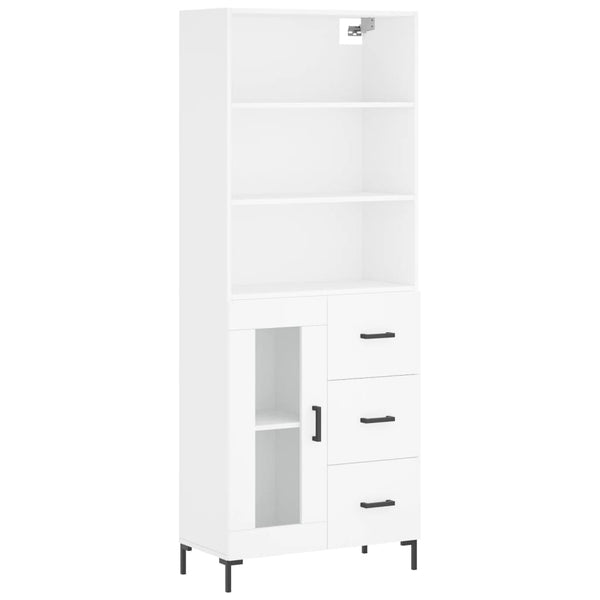 Schrank weiß Harabor 69,5x34x180cm (Holz)
