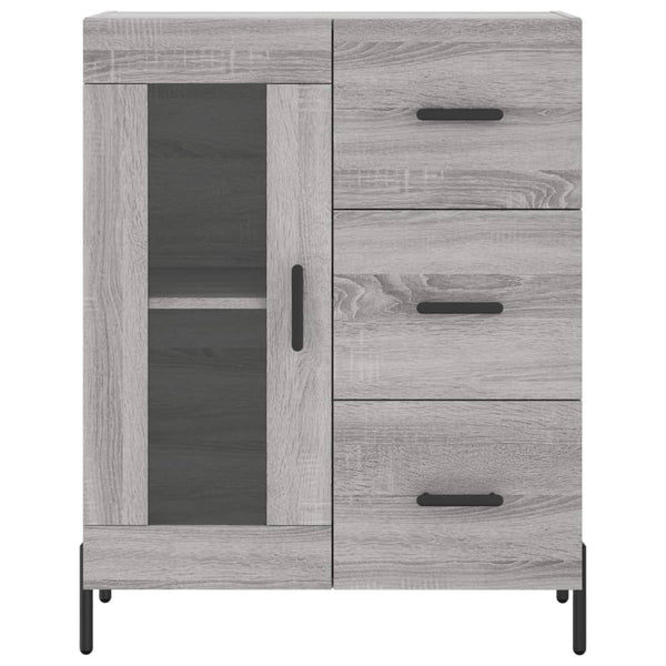 Schrank grau 69,5x34x180cm (Holz)