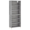 Grauer Schrank Neubahar 69,5x32,5x180cm (Holz)