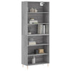Grauer Schrank Neubahar 69,5x32,5x180cm (Holz)