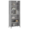 Grauer Schrank Harabor 69,5x32,5x180cm (Holz)