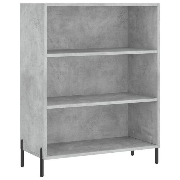 Betongrauer Schrank ist 69,5x32,5x180cm (Holz)
