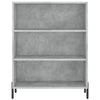 Betongrauer Schrank ist 69,5x32,5x180cm (Holz)