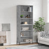 Betongrauer Schrank ist 69,5x32,5x180cm (Holz)