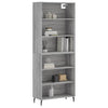 Grauer Schrank Stejerel 69,5x32,5x180cm (Holz)
