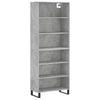 Betongrauer Schrank Adinela 69,5x32,5x180cm (Holz)