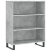 Betongrauer Schrank Adinela 69,5x32,5x180cm (Holz)