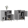 Graues Sideboard Pisica (2 Stk. Sonoma-Holz)