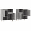 Graues Sideboard Pisica (2 Stk. Sonoma-Holz)