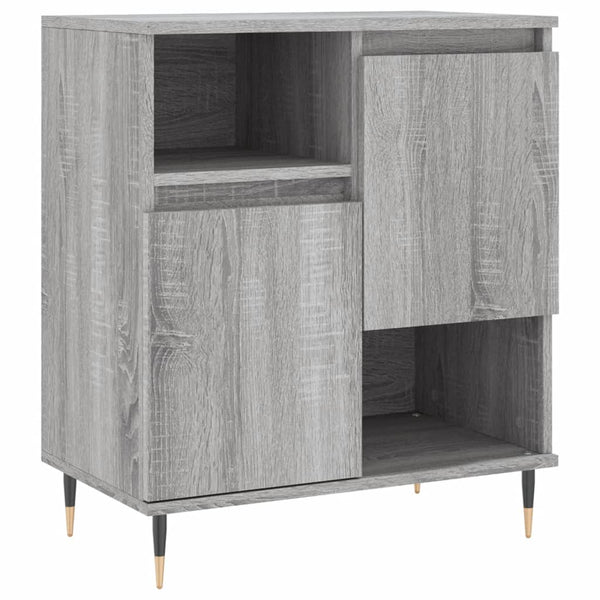 Graues Sideboard Pisica (2 Stk. Sonoma-Holz)