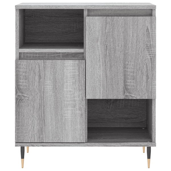 Graues Sideboard Pisica (2 Stk. Sonoma-Holz)