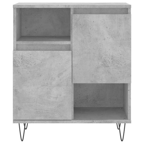Betongraue Kommoden Arcadius (2 Stück Holz)