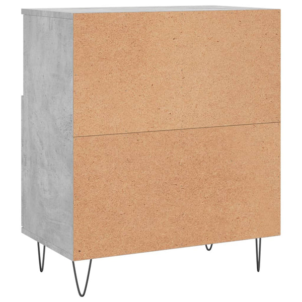 Betongraue Kommoden Arcadius (2 Stück Holz)