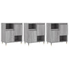 Graues Sideboard Pisica (3-teilig Sonoma Holz)